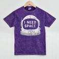 Introvert Space Helmet I Need Space Men Women Mineral Wash Tshirts Mineral Purple Introvert Space Helmet I Need Space Men Women Mineral Wash Tshirts Mineral Purple