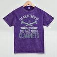 Im An Introvert Unless You Talk About Clarinets Mineral Wash Tshirts Mineral Purple Im An Introvert Unless You Talk About Clarinets Mineral Wash Tshirts Mineral Purple