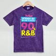 Introvert But Willing To Discuss 90s R&B 1990s Kid Mineral Wash Tshirts Mineral Purple