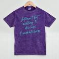 Introvert But Willing To Discuss Birdwatching Mineral Wash Tshirts Mineral Purple