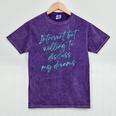 Introvert But Willing To Discuss My Dreams Mineral Wash Tshirts Mineral Purple