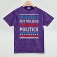 Introvert But Willing To Discuss Politics USA Elections 2024 Mineral Wash Tshirts Mineral Purple