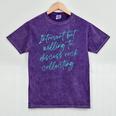 Introvert But Willing To Discuss Rock Collecting Mineral Wash Tshirts Mineral Purple