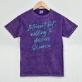 Introvert But Willing To Discuss Science Mineral Wash Tshirts Mineral Purple