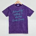 Introvert But Willing To Discuss Scuba Diving Mineral Wash Tshirts Mineral Purple