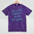 Introvert But Willing To Discuss Star-Gazing Mineral Wash Tshirts Mineral Purple