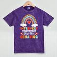 Introvert But Willing To Shape Your Behavior Mineral Wash Tshirts Mineral Purple