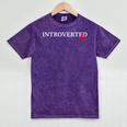 Introverted AF Sarcastic Antisocial Introvert Humor Mineral Wash Tshirts Mineral Purple Introverted AF Sarcastic Antisocial Introvert Humor Mineral Wash Tshirts Mineral Purple