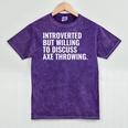 Introverted But Axe Throwing Introvert Axe Throwing Premium Mineral Wash Tshirts Mineral Purple Introverted But Axe Throwing Introvert Axe Throwing Premium Mineral Wash Tshirts Mineral Purple