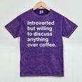 Introverted Coffee Lover Introvert Sarcasm Mineral Wash Tshirts Mineral Purple Introverted Coffee Lover Introvert Sarcasm Mineral Wash Tshirts Mineral Purple