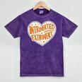 Introverted Extrovert People Hater Calm Peace Lover Mineral Wash Tshirts Mineral Purple