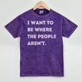 Introverted Non Social Independent Women Men Mineral Wash Tshirts Mineral Purple Introverted Non Social Independent Women Men Mineral Wash Tshirts Mineral Purple