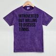 Introverted Tennis Player Tennis Introvert Mineral Wash Tshirts Mineral Purple Introverted Tennis Player Tennis Introvert Mineral Wash Tshirts Mineral Purple