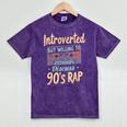 Introverted But Willing To Discuss 90s Rap Mineral Wash Tshirts Mineral Purple Introverted But Willing To Discuss 90s Rap Mineral Wash Tshirts Mineral Purple