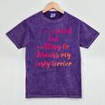 Introverted Willing To Discuss Cesky Terrier Introvert Mineral Wash Tshirts Mineral Purple