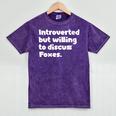 Introverted But Willing To Discuss Foxes Introvert Mineral Wash Tshirts Mineral Purple Introverted But Willing To Discuss Foxes Introvert Mineral Wash Tshirts Mineral Purple