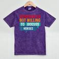 Introverted But Willing To Discuss Horses Mineral Wash Tshirts Mineral Purple Introverted But Willing To Discuss Horses Mineral Wash Tshirts Mineral Purple