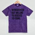 Introverted Yoyo Toy Player Yo-Yo Introvert Mineral Wash Tshirts Mineral Purple Introverted Yoyo Toy Player Yo-Yo Introvert Mineral Wash Tshirts Mineral Purple