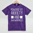 Introverts Social Anxiety Powered By Anxiety And Awkwardness Mineral Wash Tshirts Mineral Purple Introverts Social Anxiety Powered By Anxiety And Awkwardness Mineral Wash Tshirts Mineral Purple