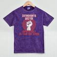 Introverts Unite Introverting Introverts At Home Mineral Wash Tshirts Mineral Purple