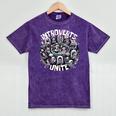 Introverts Unite Quirky Solitude Mineral Wash Tshirts Mineral Purple Introverts Unite Quirky Solitude Mineral Wash Tshirts Mineral Purple