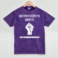Introverts Unite Separately In Your Own Homes Sarcasm Mineral Wash Tshirts Mineral Purple Introverts Unite Separately In Your Own Homes Sarcasm Mineral Wash Tshirts Mineral Purple