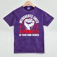 Introverts Unite Separately In Your Own Homes Saying Mineral Wash Tshirts Mineral Purple