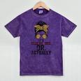 It's Miss Ms Mrs Dr Actually Doctor Graduation Appreciation Mineral Wash Tshirts Mineral Purple