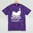 It's Way Too Peopley Outside Cute Cat Introvert Mineral Wash Tshirts Mineral Purple It's Way Too Peopley Outside Cute Cat Introvert Mineral Wash Tshirts Mineral Purple