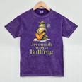 Jeremiah Was A Bullfrog A Classic Rock Nostalgia Trip Premium Tri-Blend Mineral Wash Tshirts Mineral Purple