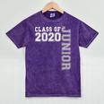 Junior Class Of 2020 Shirt Graduation Apparel Tee Mineral Wash Tshirts Mineral Purple