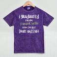 Junior High Graduate Shirt-Middle School Graduation Mineral Wash Tshirts Mineral Purple