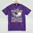 I Just Graduated I Know Everything Graduation Mineral Wash Tshirts Mineral Purple