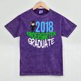 Kids 2018 Kindergarten Graduation Mineral Wash Tshirts Mineral Purple