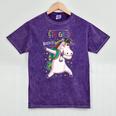 Kids Dabbing Unicorn Graduation 5th Grade Class Of 2019 Mineral Wash Tshirts Mineral Purple