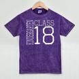 Kids Kindergarten Class Of 2018 Cute Graduation Mineral Wash Tshirts Mineral Purple