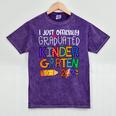 Kids Kindergarten Graduation Class Of 2021 Shirt I Just Graduated Mineral Wash Tshirts Mineral Purple