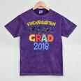 Kids Kindergarten Graduation Graduate Shirt Mineral Wash Tshirts Mineral Purple
