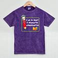 Kids Kindergarten Graduation Humor I'm So Smart I Graduated Mineral Wash Tshirts Mineral Purple