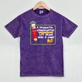 Kids Kindergarten Graduation Students Going To 1st Grade Mineral Wash Tshirts Mineral Purple