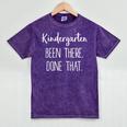 Kids Kindergarten Been There Done That Shirt Graduation Shirt Mineral Wash Tshirts Mineral Purple