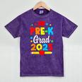 Kids Pre-K Grad 2025 Preschool Graduation 2025 Mineral Wash Tshirts Mineral Purple
