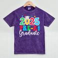 Kids Pre-K Graduate 2025 Preschool Graduation Class Of 2025 Kids Mineral Wash Tshirts Mineral Purple