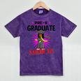 Kids Pre K Graduation Flossing Girl Nailed It Graduate Girls Mineral Wash Tshirts Mineral Purple