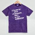 Kids Pre-K Graduation Idea For Boys & Girls Mineral Wash Tshirts Mineral Purple