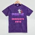 Kids Kids Pre-K PreSchool Unicorn Graduation T Shirt Mineral Wash Tshirts Mineral Purple