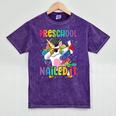 Kids Preschool Graduate Unicorn Nailed It Preschool Graduation Mineral Wash Tshirts Mineral Purple