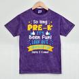 Kids So Long Pre-K Graduation 2025 School Kindergarten Here Come Mineral Wash Tshirts Mineral Purple