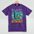 Be Kind Rewind 90s VHS Nostalgia Retro Mineral Wash Tshirts Mineral Purple
