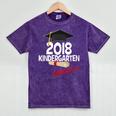 Kindergarten 2018 NAILED IT Graduation Graduate Mineral Wash Tshirts Mineral Purple